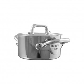 Cocotte avec avec couvercle Inox monture Fonte Inox M'MINIS