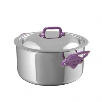 Cocotte avec couvercle M'COOK PURPLE MOOD