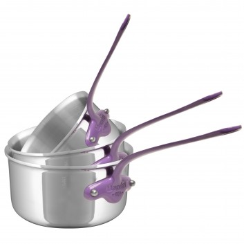 Set 3 casseroles 16/18/20 M'COOK PURPLE MOOD