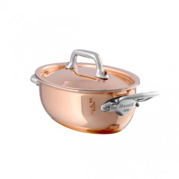 Mini casserole avec couvercle en inox