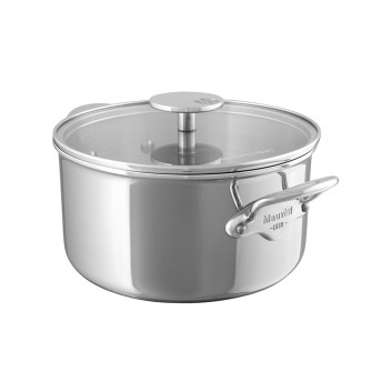 Cocotte en inox avec couvercle verre M'URBAN 4