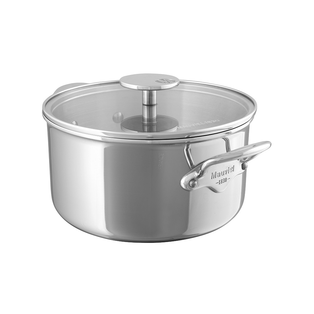 Cocotte en inox avec couvercle verre M'URBAN 4