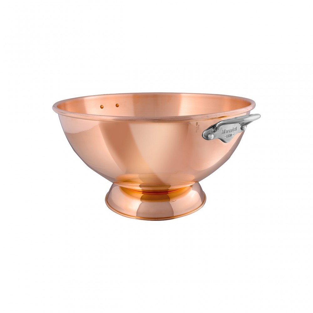 Vasque à champagne Cuivre monture Fonte Inox M'30 Vasque à champagne Cuivre monture Fonte Inox M'30