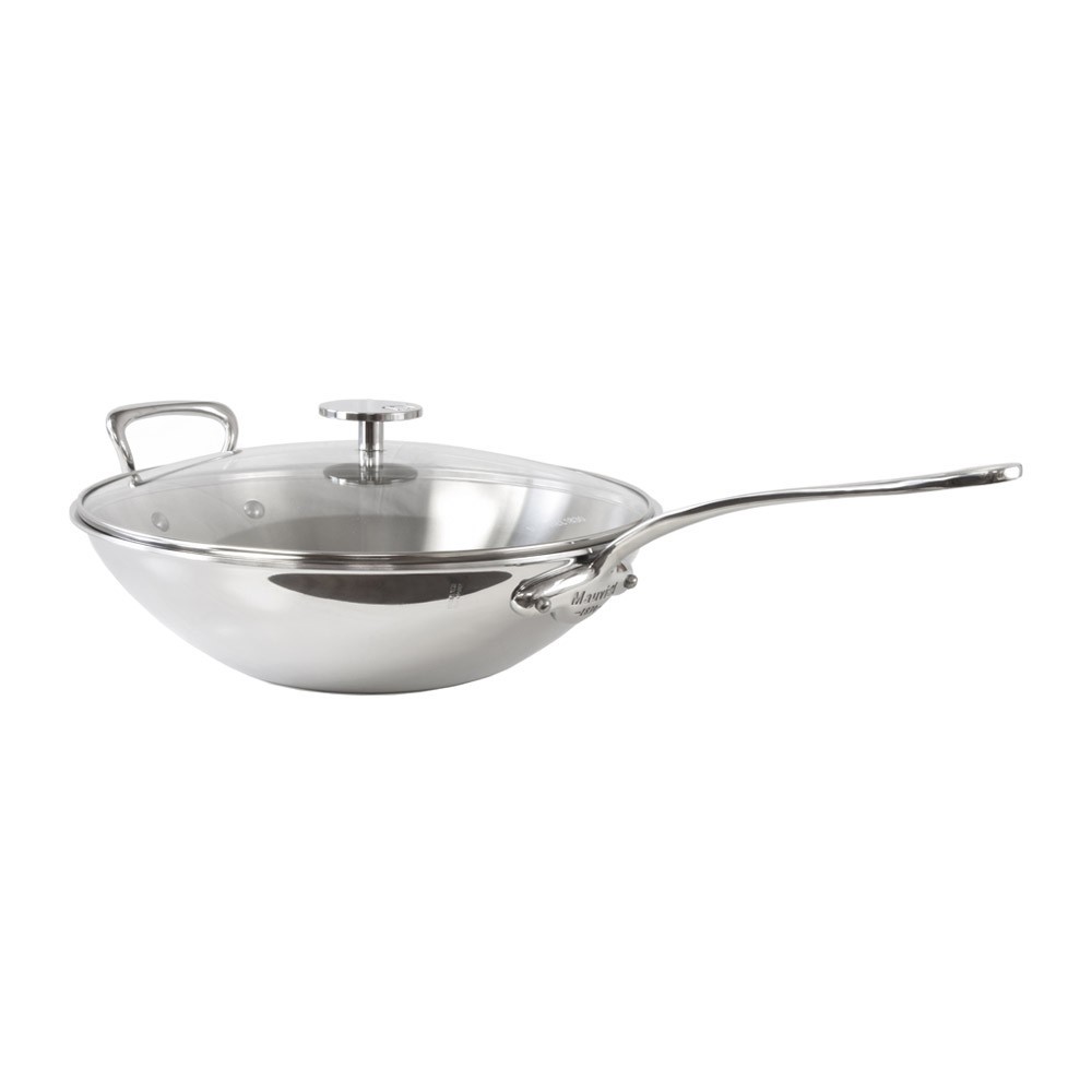 Poêle wok en aluminium, céramique ou acier inoxydable