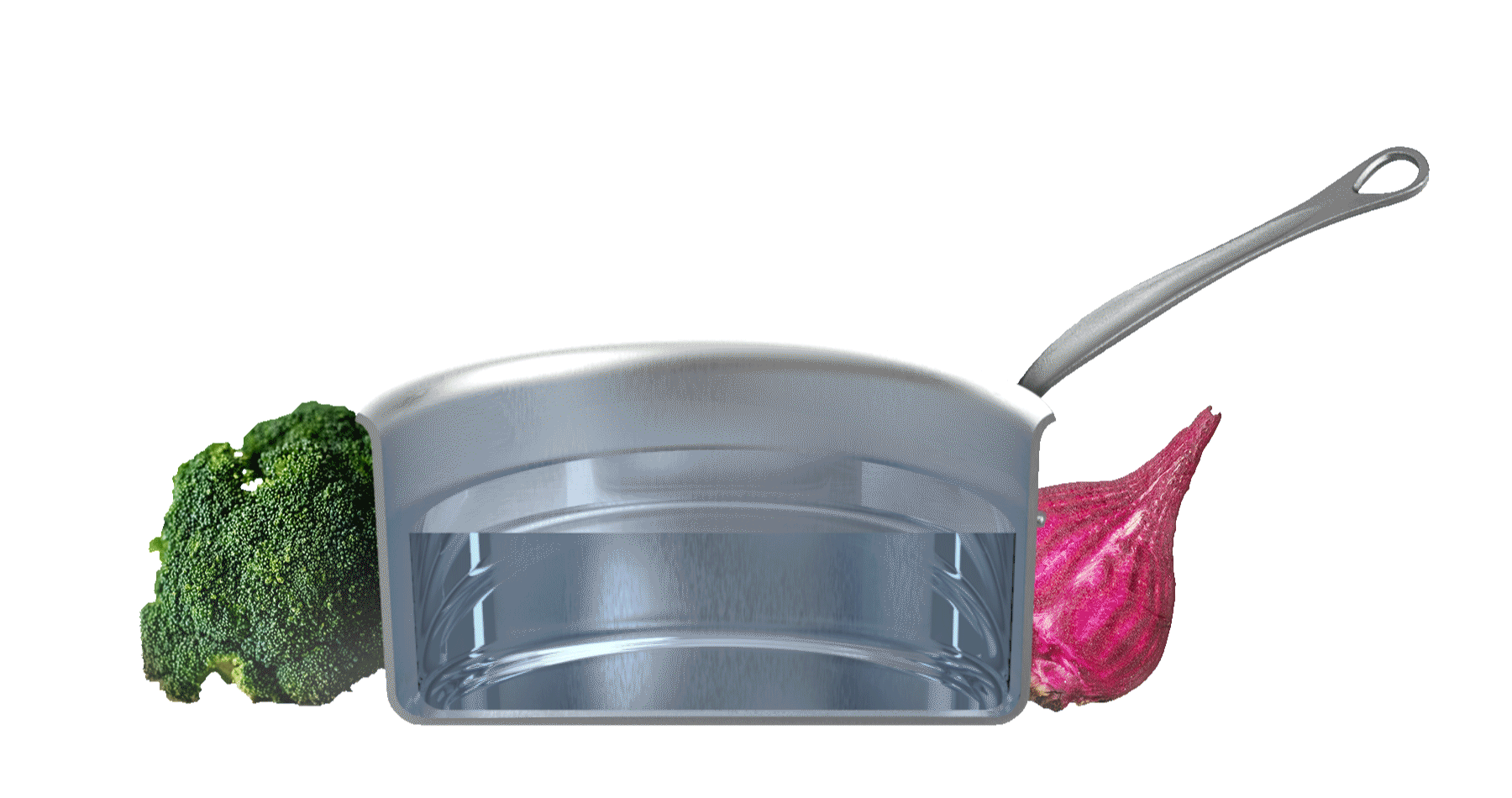 Comparison cooking process between mauviel product and other brand