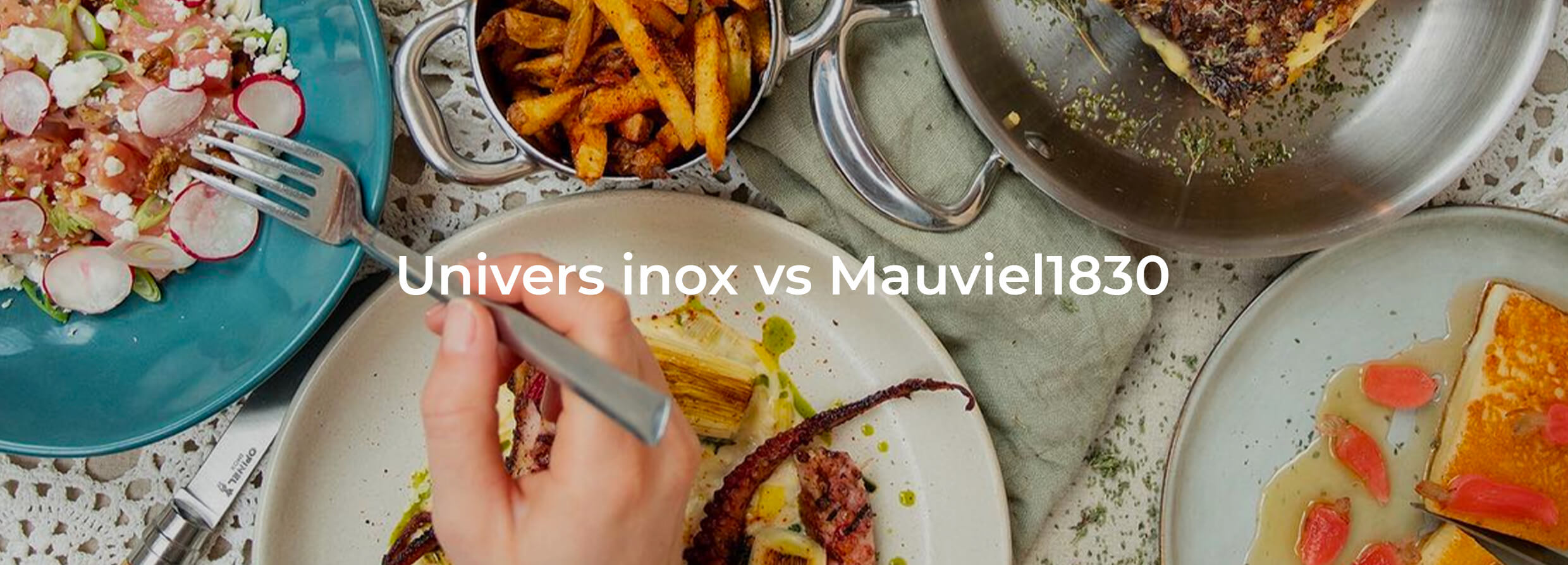 Mauviel stainless steel saucepan