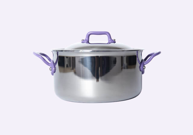 Cocotte avec couvercle M'COOK PURPLE MOOD